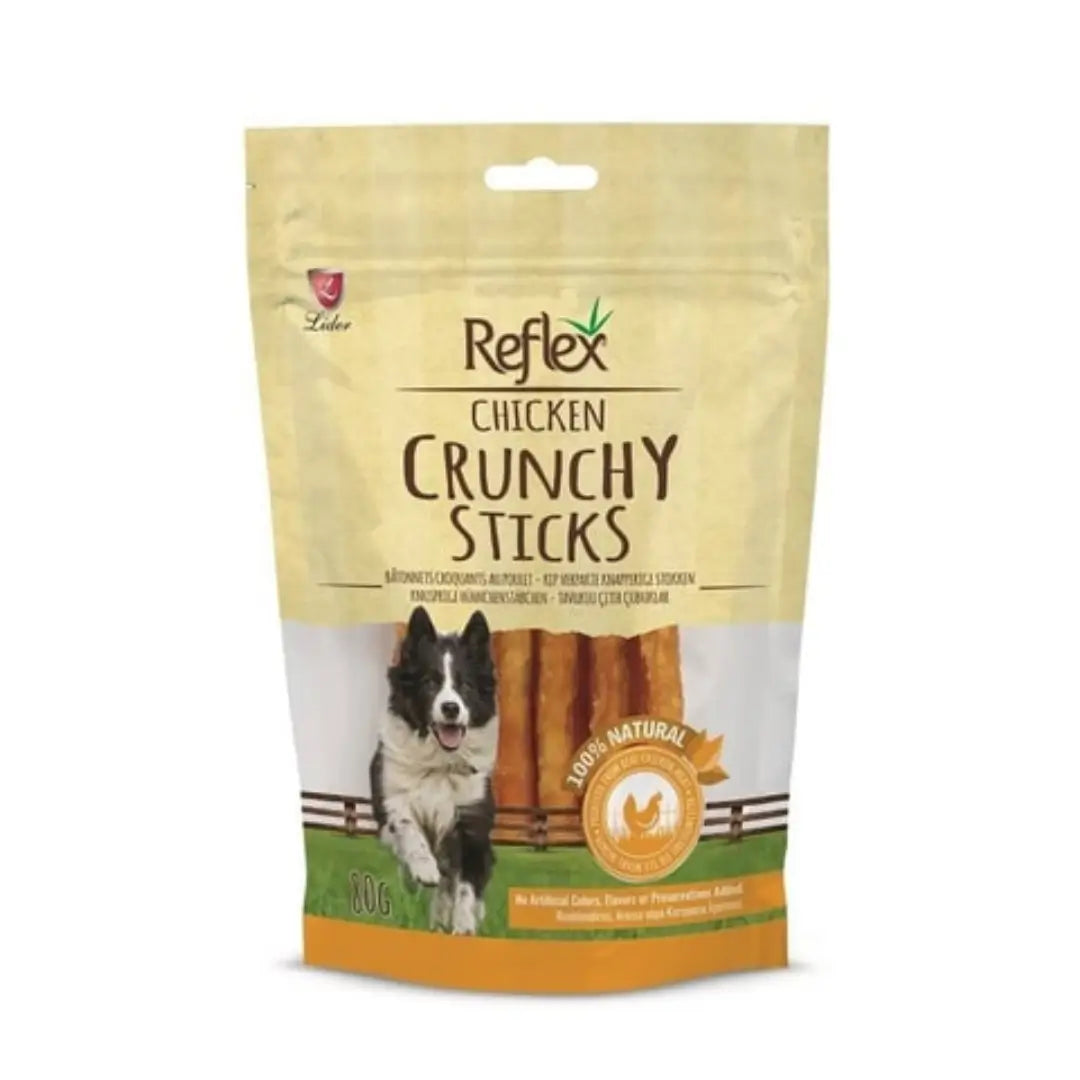 Reflex Crunchy Sticks Tavuklu Yetişkin Köpek Stick Ödül, 80g