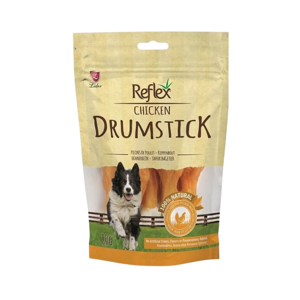 Reflex Drumstick Tavuklu Yetişkin Köpek Ödül, 80g