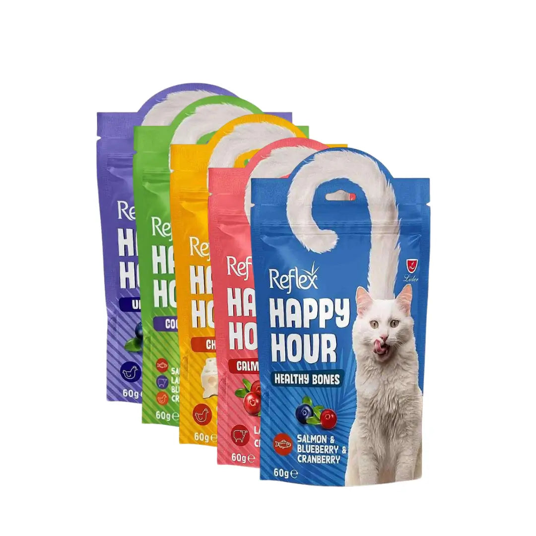 Reflex Happy Hour Yetişkin Kedi Snacky Ödül, 60g