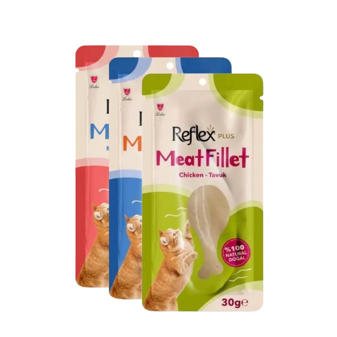 Reflex Plus Meat Fillet Yetişkin Kedi Fileto Ödül, 30g