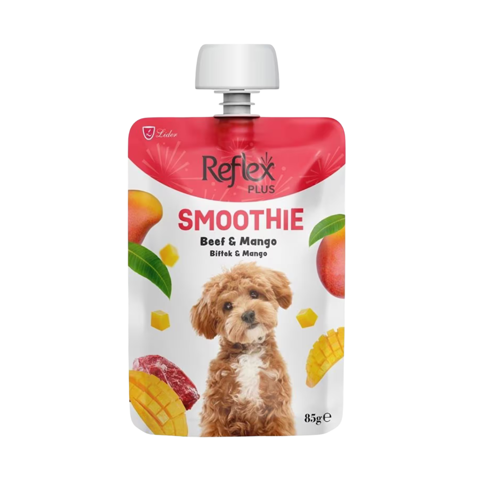 Reflex Plus Smoothie Biftek ve Mangolu Yetişkin Köpek Krema Ödül, 85g