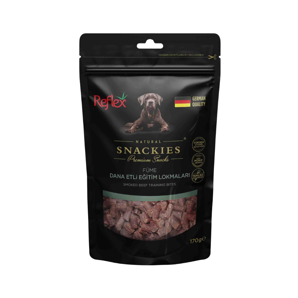 Reflex Snackies Füme Dana Etli Yetişkin Köpek Lokmalık Ödül, 170g