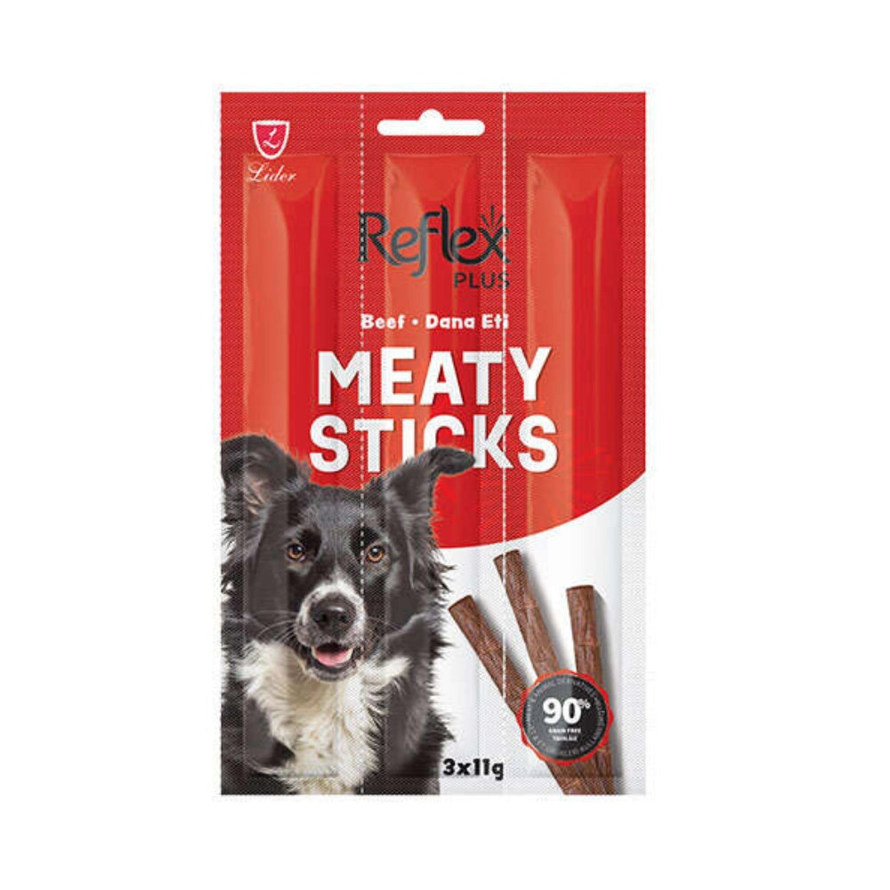 Reflex Stick Treats Biftekli Yetişkin Köpek Stick Ödül, 33g