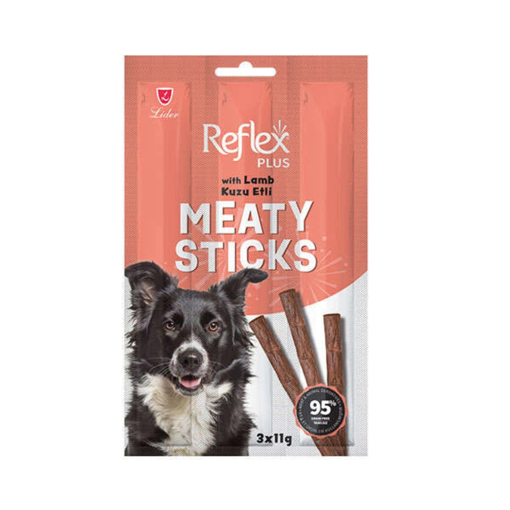 Reflex Stick Treats Kuzu Etli Yetişkin Köpek Stick Ödül, 33g