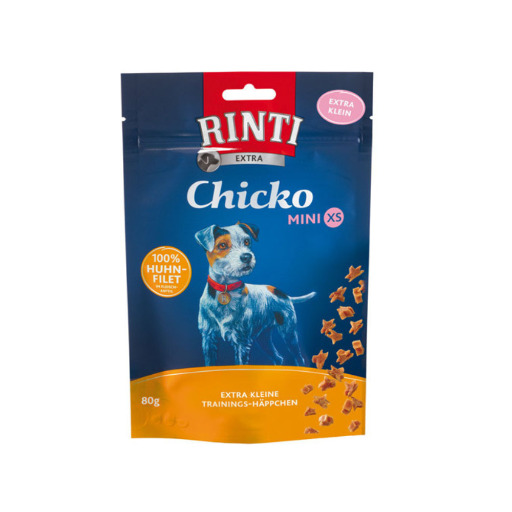 Rinti Chicko Mini XS Extera Tavuklu Yetişkin Köpek Ödülü, 80g