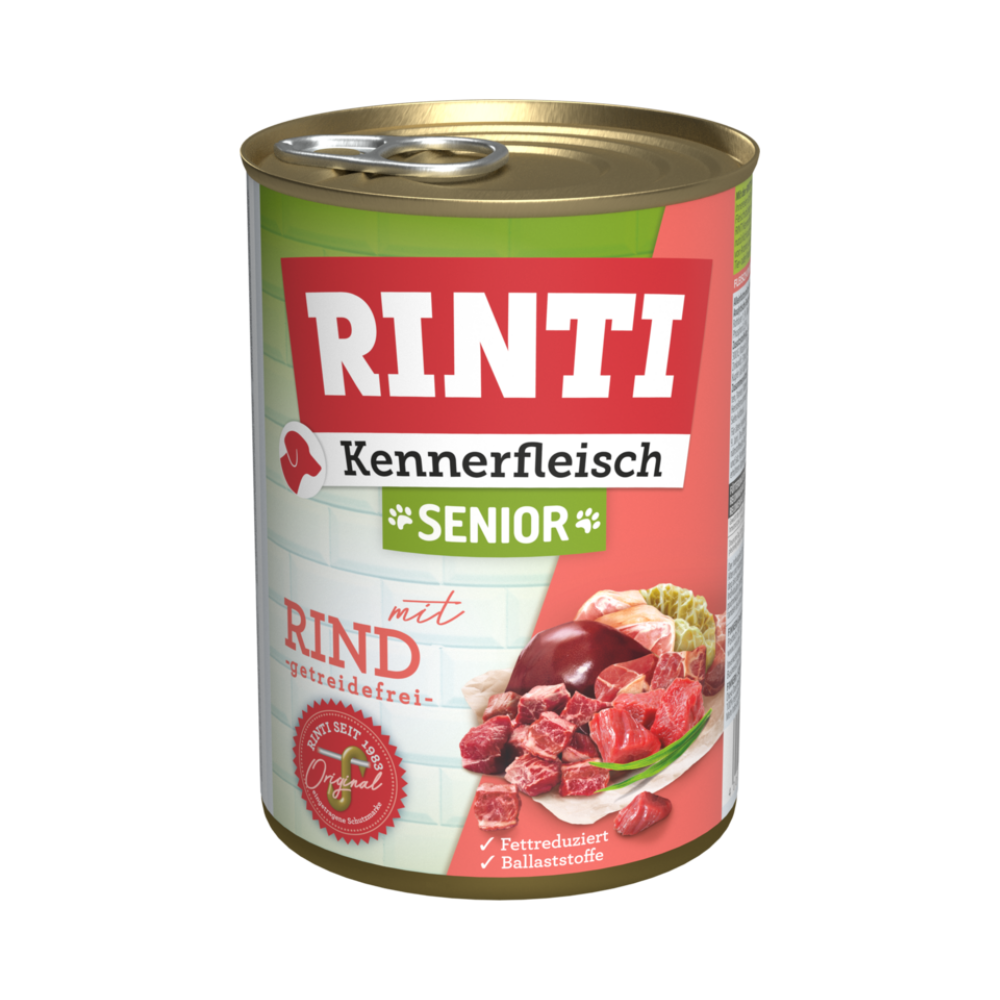Rinti Dana Etli Yaşlı Köpek Konserve Maması, 400g