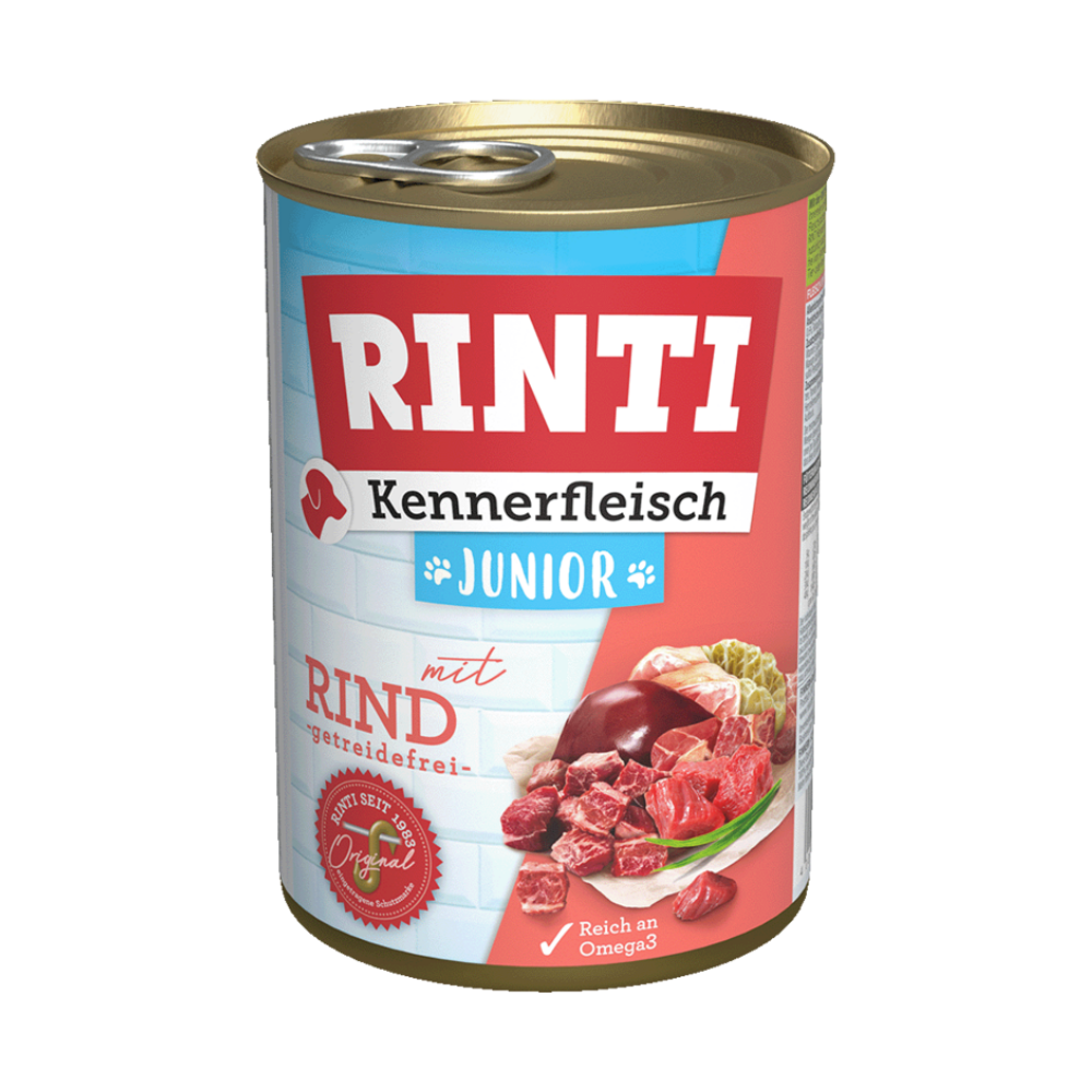 Rinti Gurme Dana Etli Yavru Köpek Konserve Maması, 400g