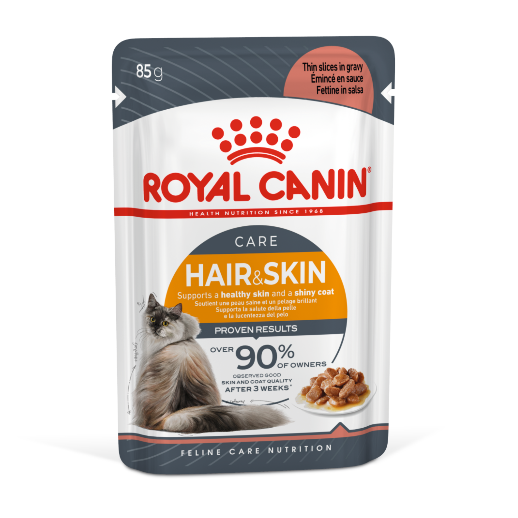 Royal Canin Hair & Skin Yetişkin Kedi Yaş Maması, 85g