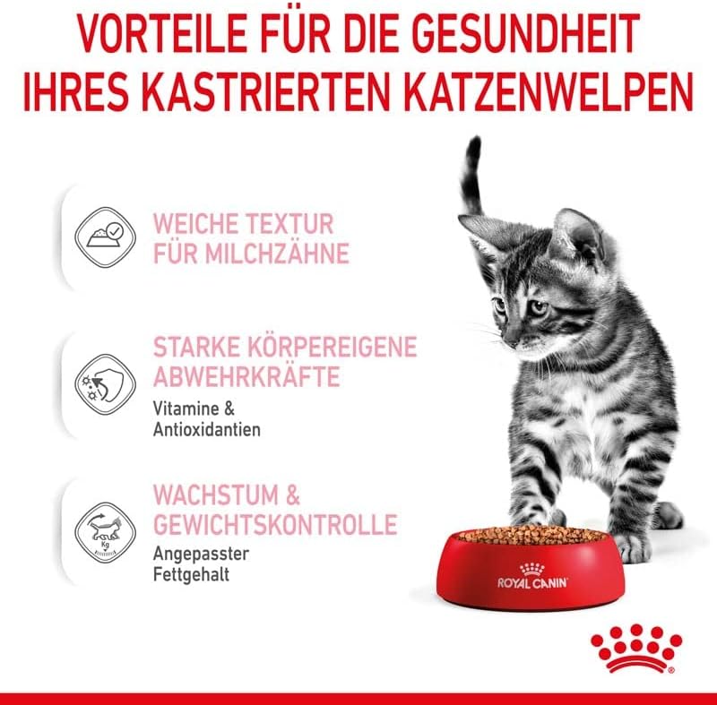 Royal Canin Kitten Sterilised Kısırlaştırılmış Yavru Kedi Yaş Maması, 85g