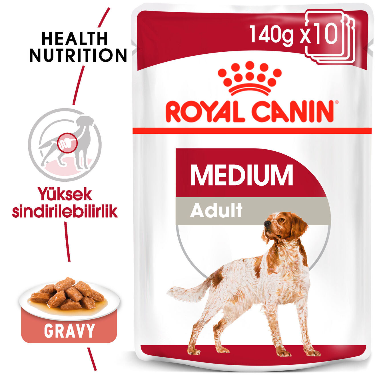 Royal Canin Medium Orta Yetişkin Köpek Yaş Maması, 140g