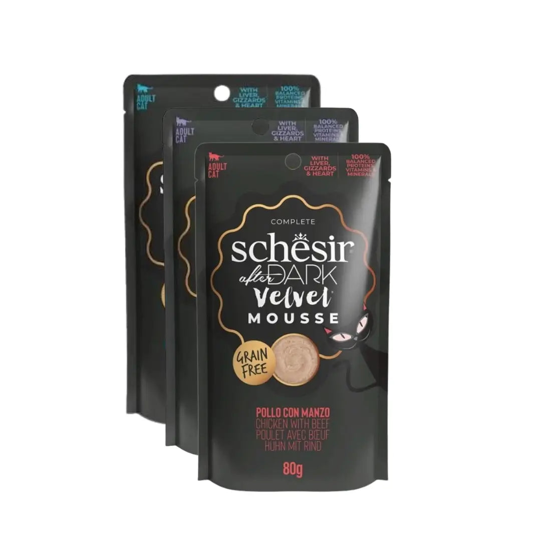 Schesir After Dark Poach Tahılsız Yetişkin Kedi Yaş Mama, 80g