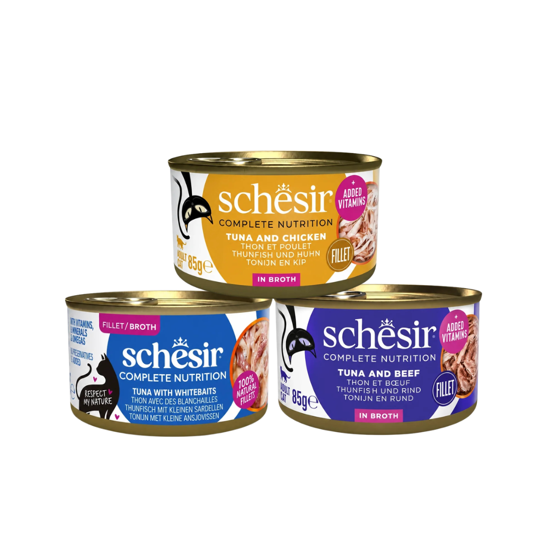 Schesir In Broth Yetişkin Kedi Konserve Maması, 85 g