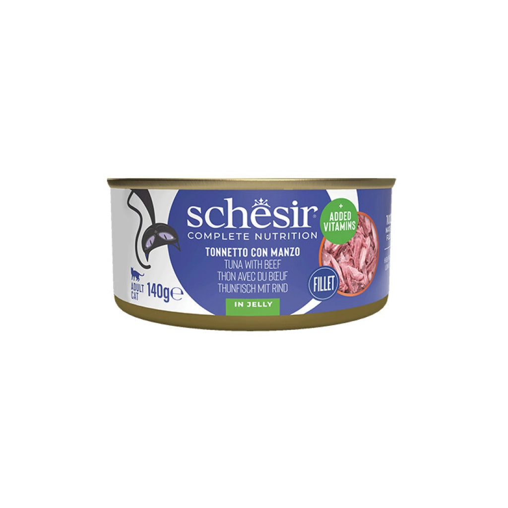 Schesir In Jelly Jöle İçinde Yetişkin Konserve Kedi Konserve Maması, 140 g