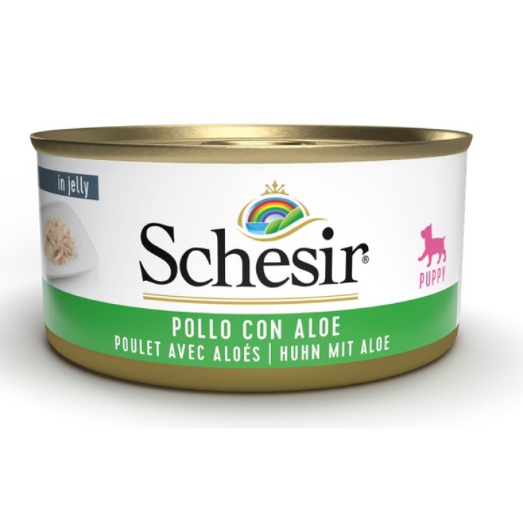 Schesir İn Jelly Tavuk Filetolu ve Aloe Veralı Kitten Köpek Konserve Mama, 150g