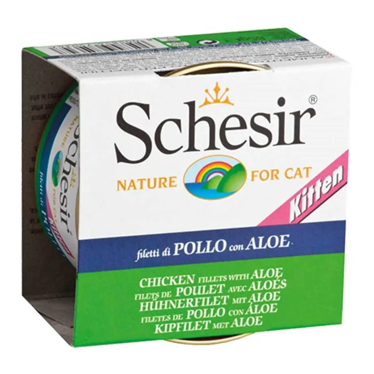 Schesir İn Jelly Tavuk ve Aloe Veralı Kitten Kedi Konserve Mama, 85g