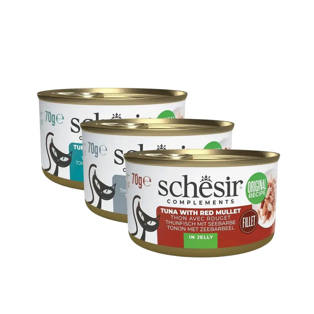 Schesir İn Jelly Tamamlıyıcı Yetişkin Kedi Konserve Mama, 70g