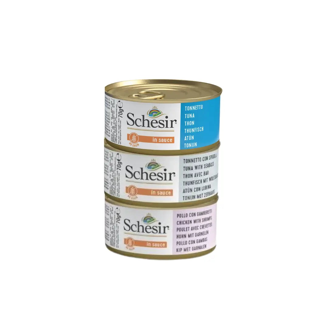 Schesir İn Sauce Yetişkin Kedi Konserve Mama, 70g