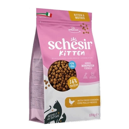 Schesir Kitten Tavuklu Yavru Kedi Maması, 1,5 kg