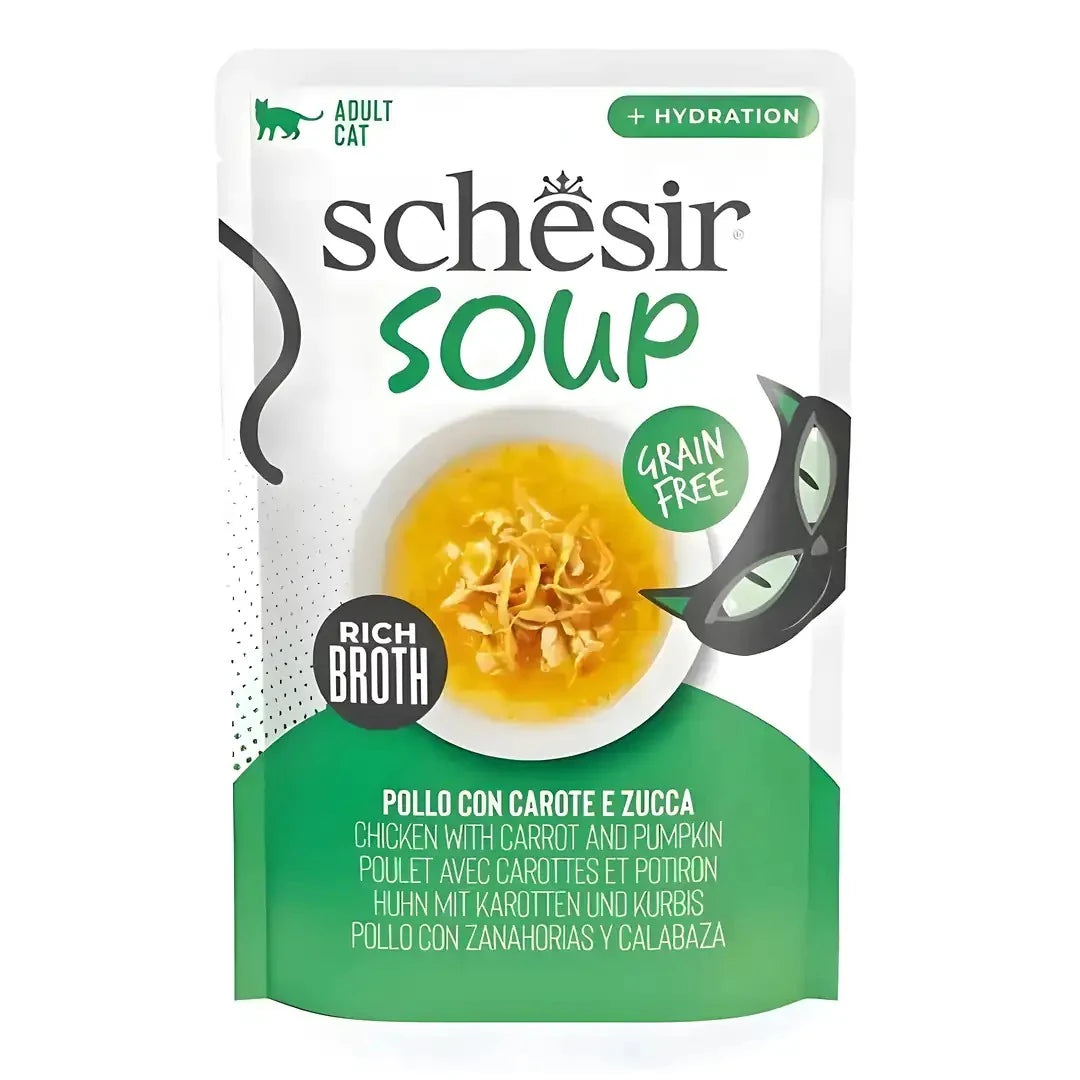 Schesir Soup Sos İçinde Yetişkin Yaş Kedi Yaş Maması, 40 g