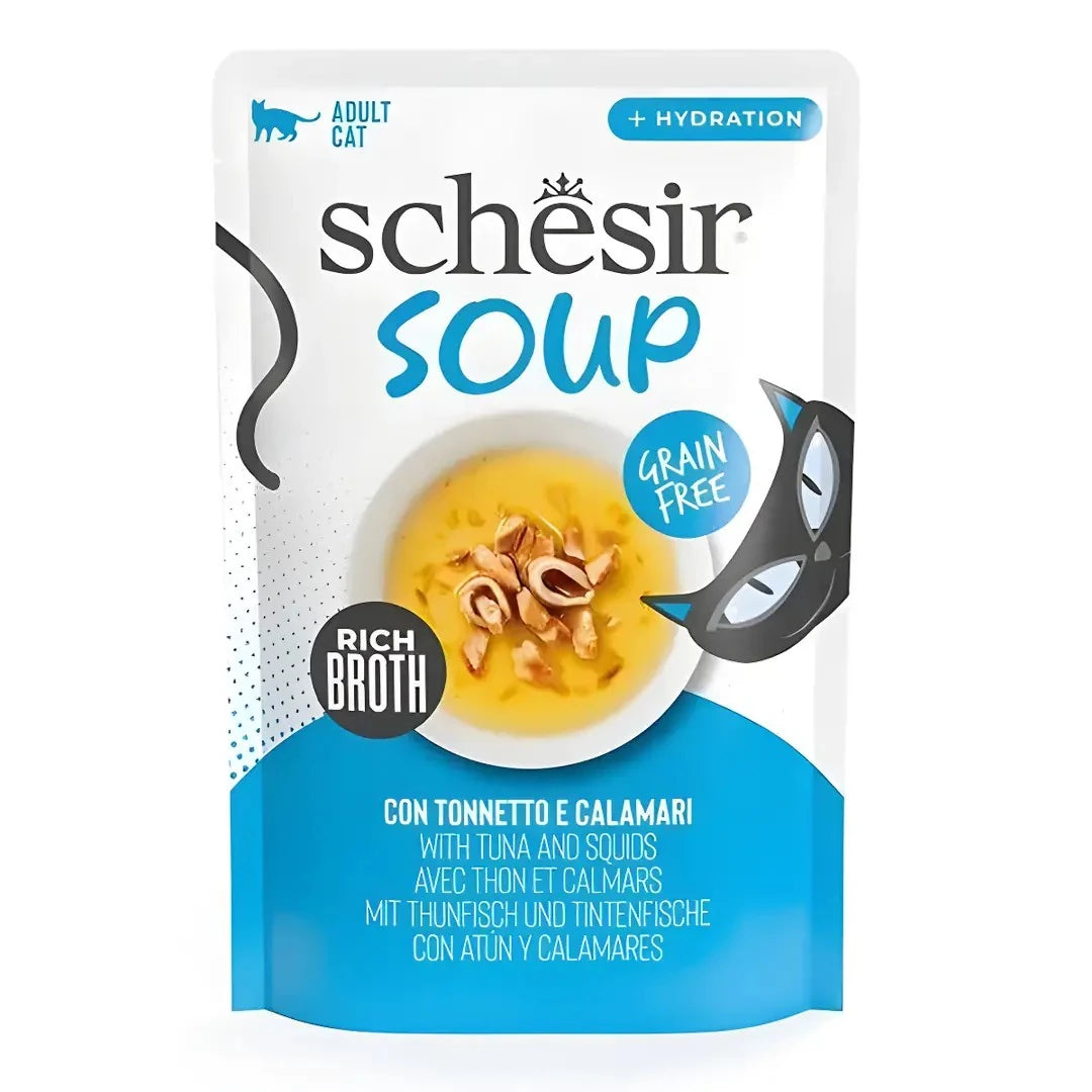 Schesir Soup Sos İçinde Yetişkin Yaş Kedi Yaş Maması, 40 g