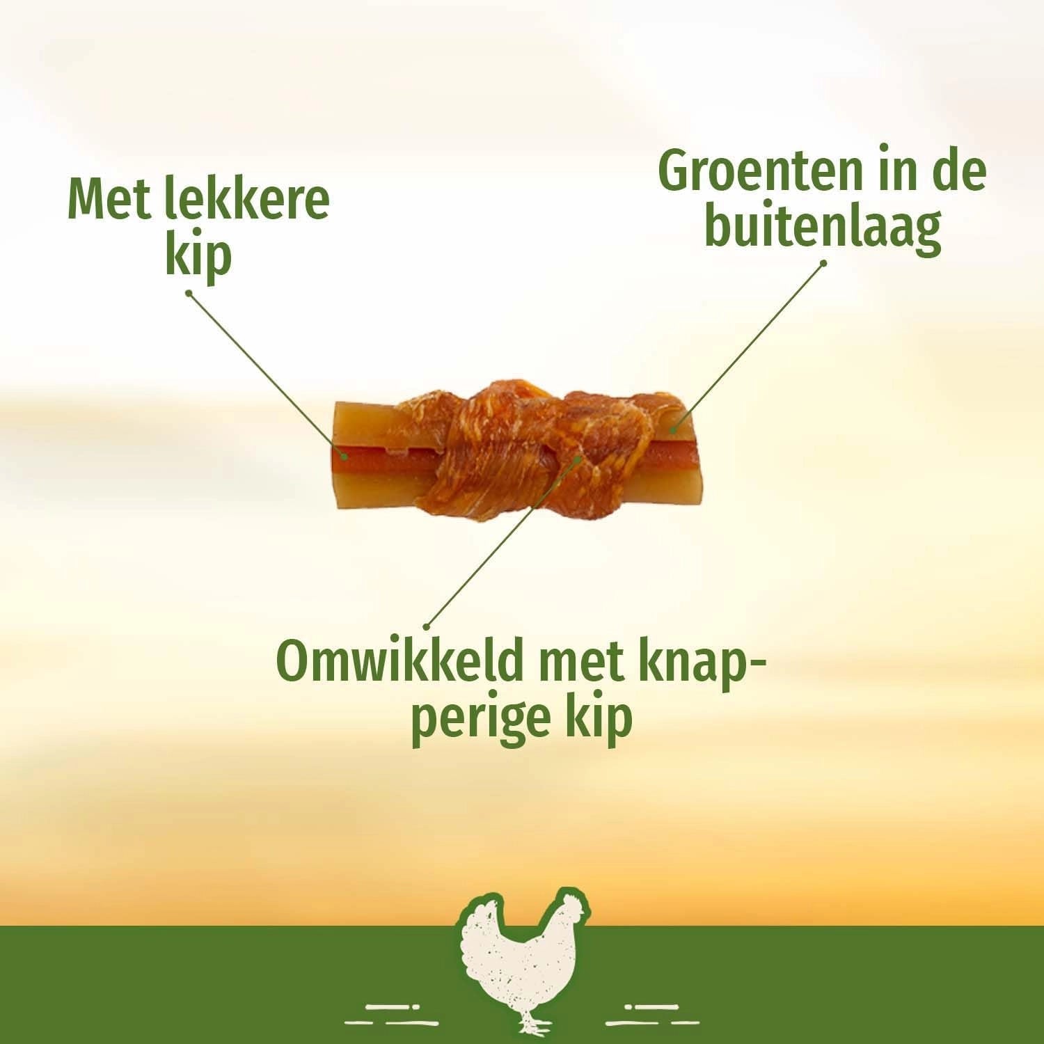 Smart Bones Chicken Wrapped Sticks köpek ödülü paket görünümü