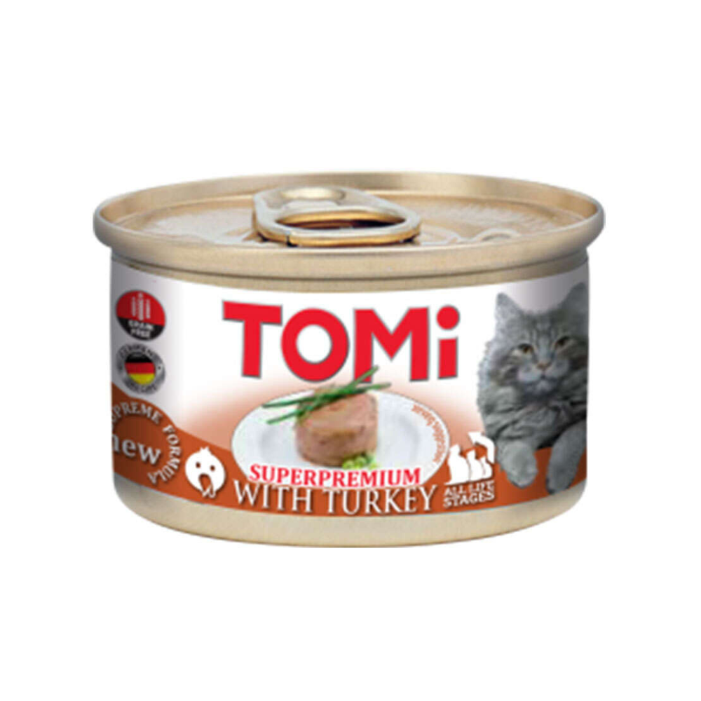 Tomi Yetişkin Kedi Konserve Maması, 85g