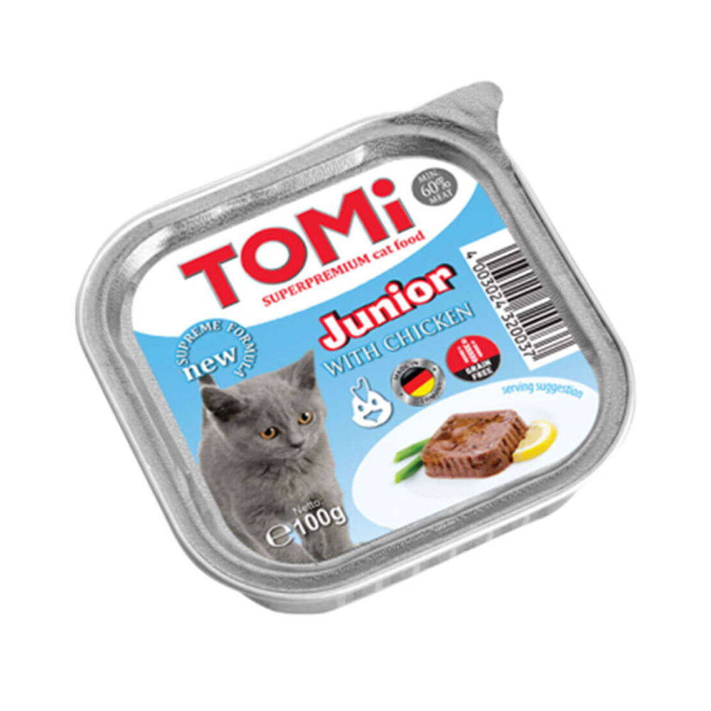 Tomi Pate Kümes Hayvanlı Yavru Kedi Konserve Maması, 100g