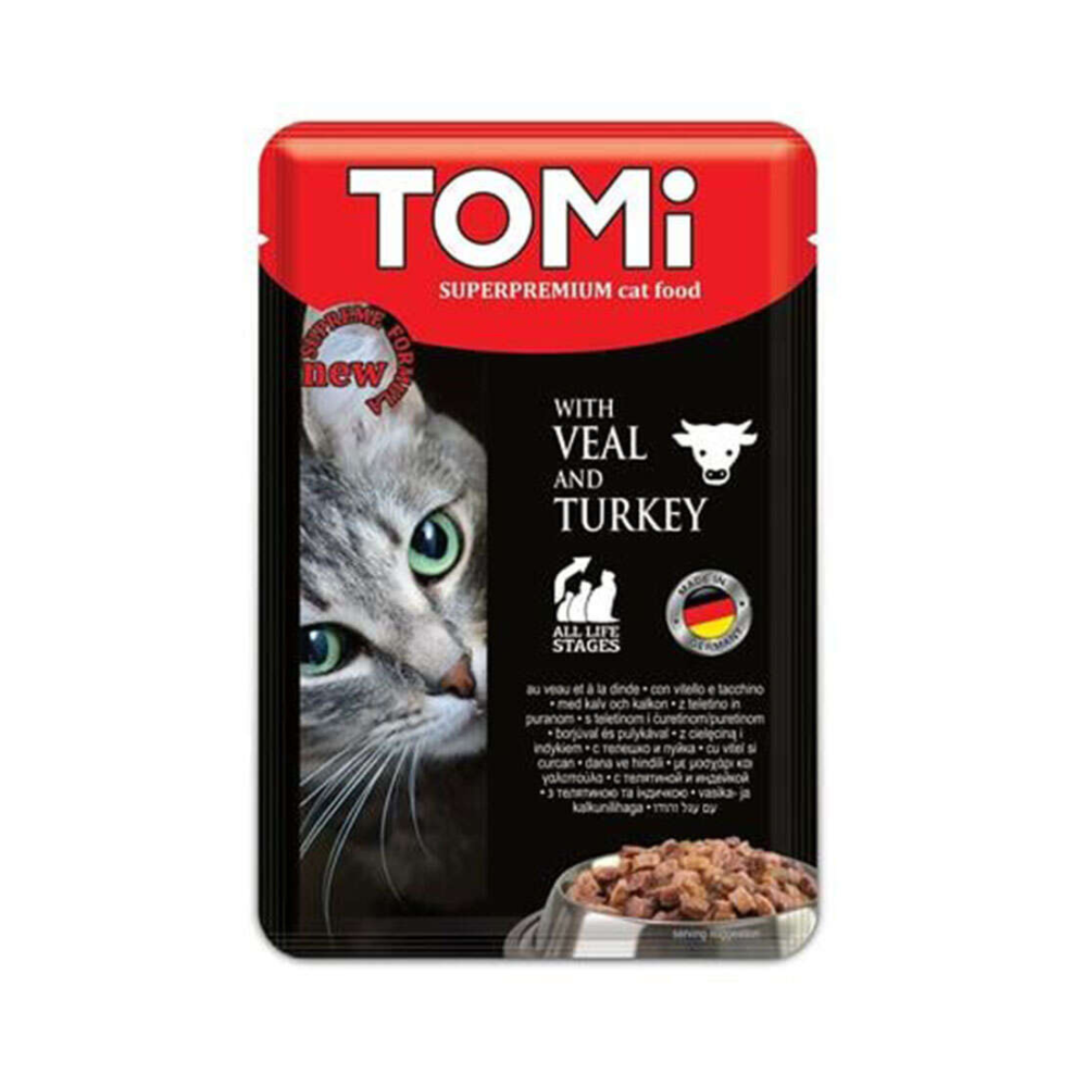 Tomi Poach Yetişkin Kedi Yaş Maması, 100g