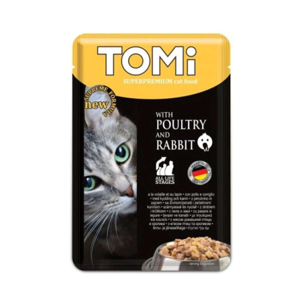 Tomi Poach Yetişkin Kedi Yaş Maması, 100g