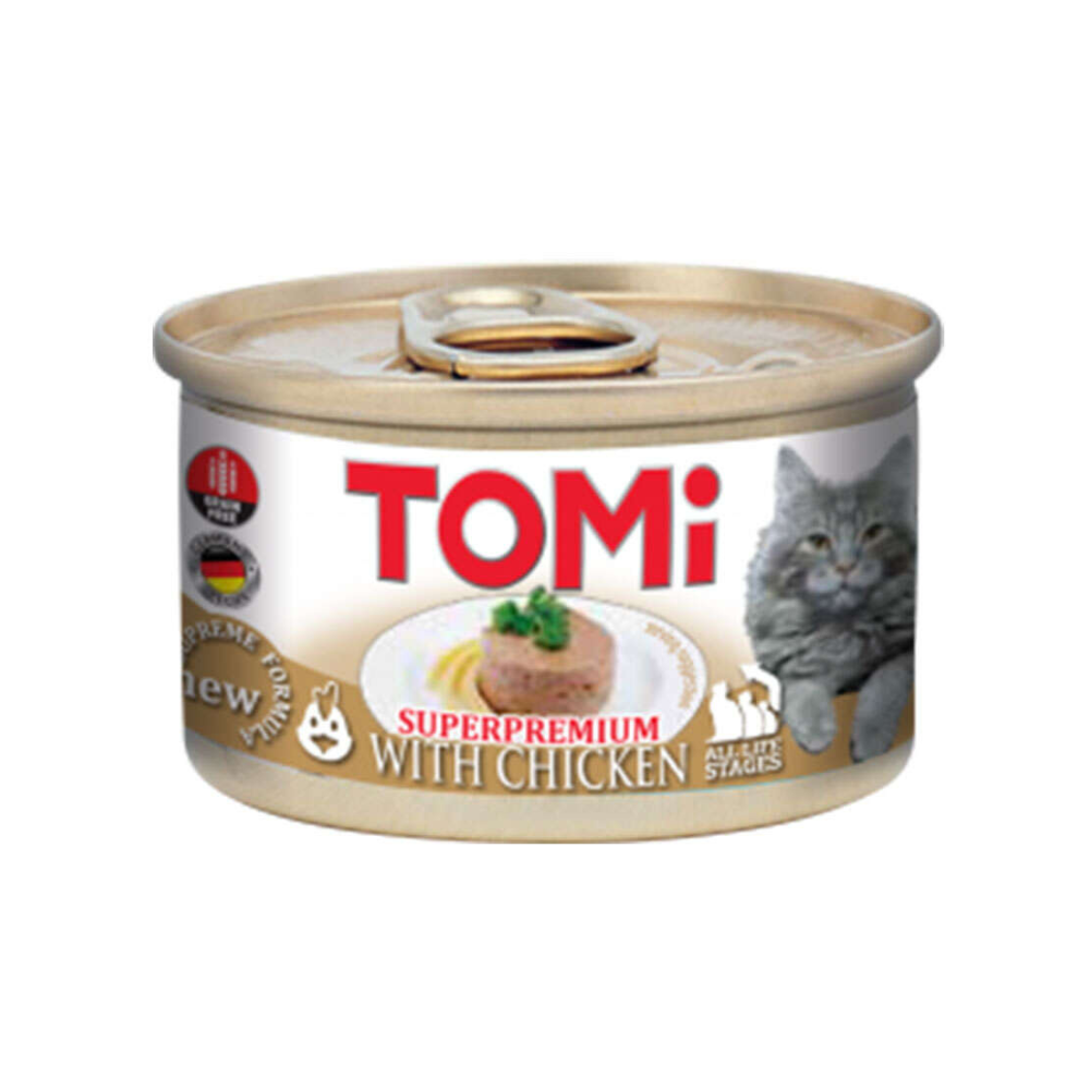 Tomi Yetişkin Kedi Konserve Maması, 85g