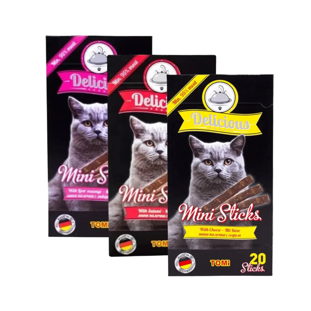 Tomi Yetişkin Mini Kedi Stick Ödülü, 2 li Packet, 40g