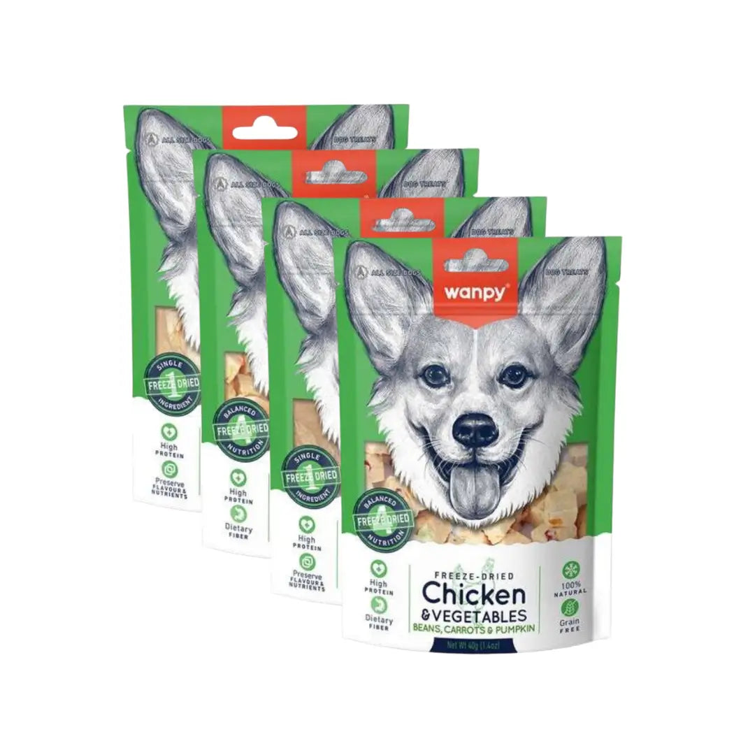 Wanpy Köpek Dondurularak Kurutulmuş Ödül, 40g