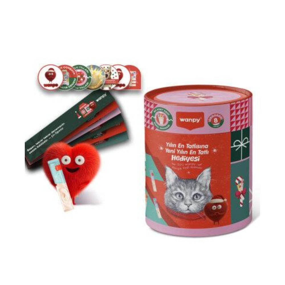 Wanpy Yılbaşı Paketi Kedi Ödül 25’li paket, kedi ödül seti