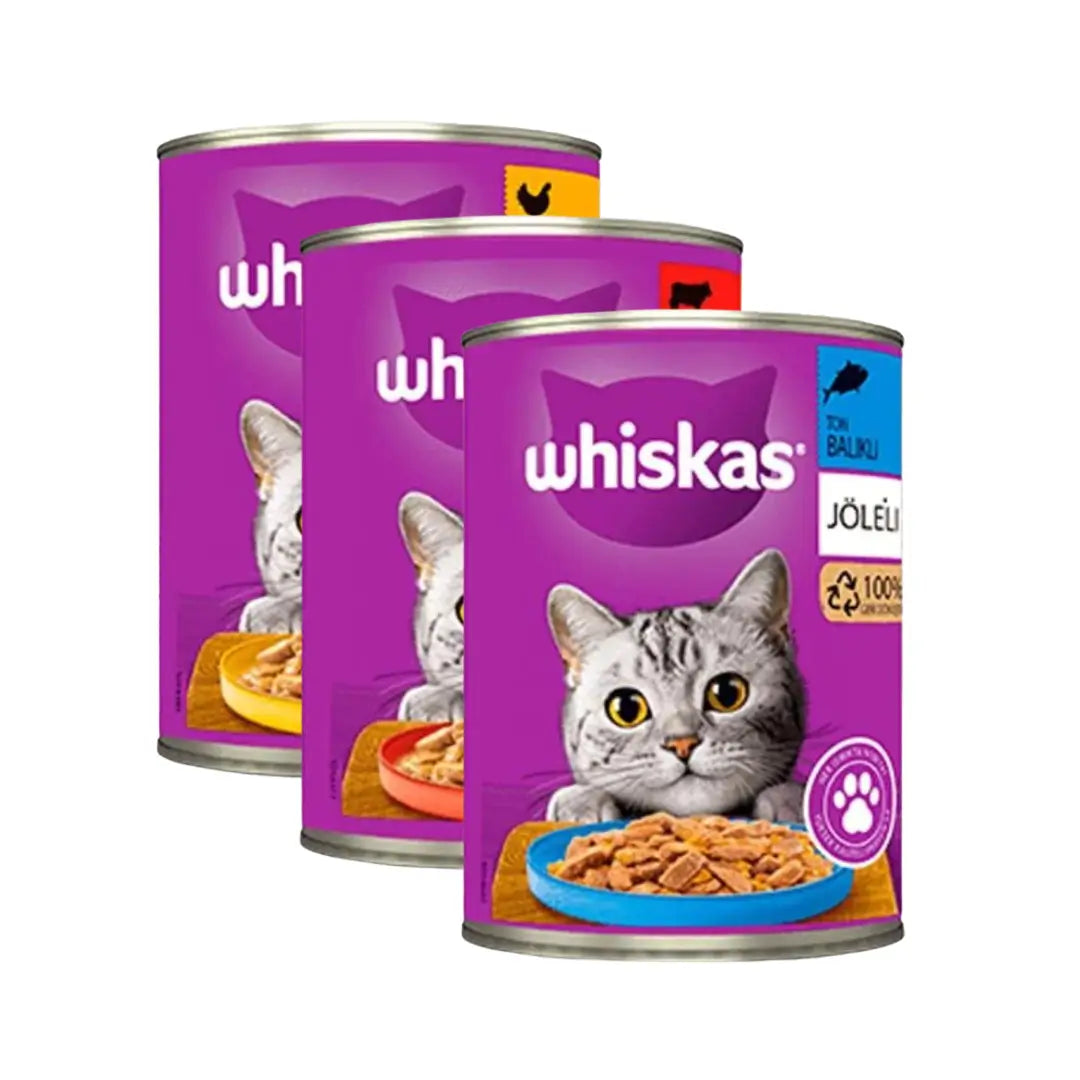 Whiskas Yetişkin Kedi Konserve Mama, 400g
