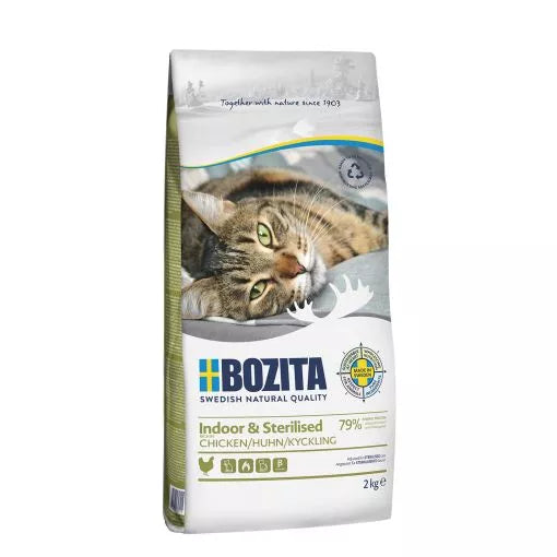 Bozita Indoor & Sterilised Kısırlaştırılmış Tavuklu Yetişkin Kedi Maması
