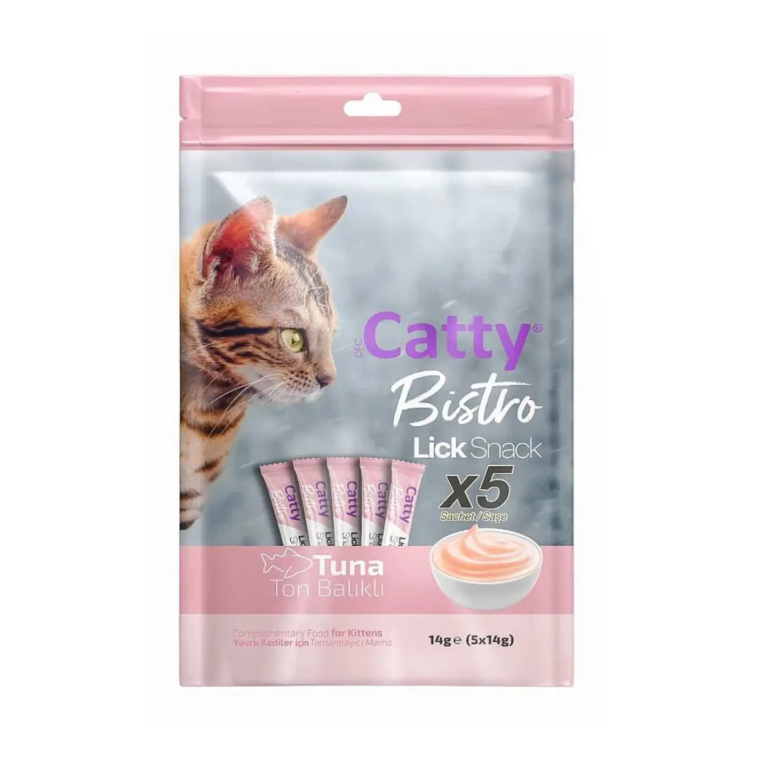 Catty Bistro Ton Balıklı Yavru Kedi Snack Ödül Maması, 5 li Paket, 14 g