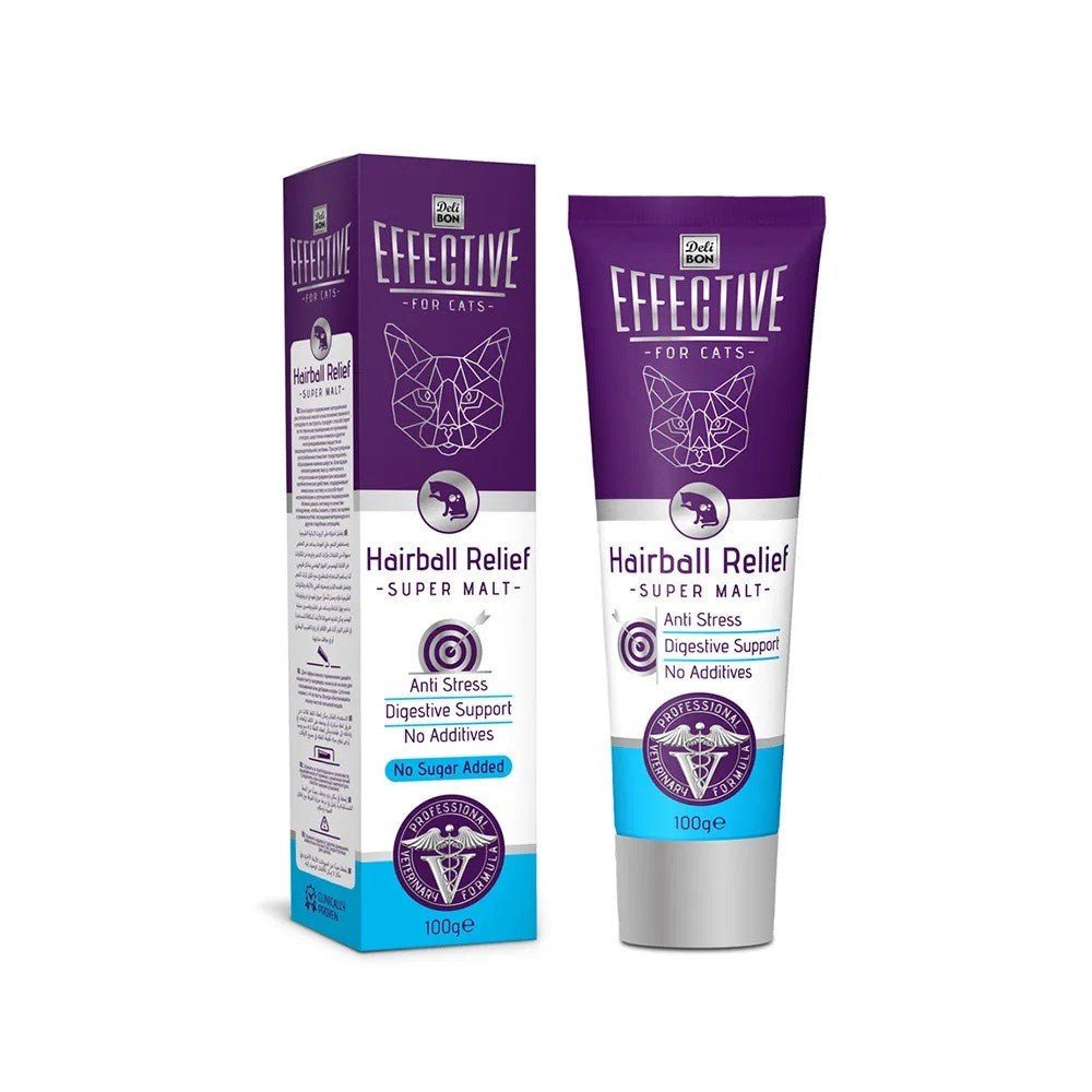 Delibon Effective Tüy Yumağı Kontrolü Kedi Malt, 100 g