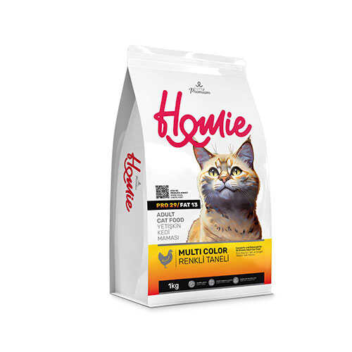 Homie Super Premium Multi Color Tavuklu Yetişkin Kedi Maması