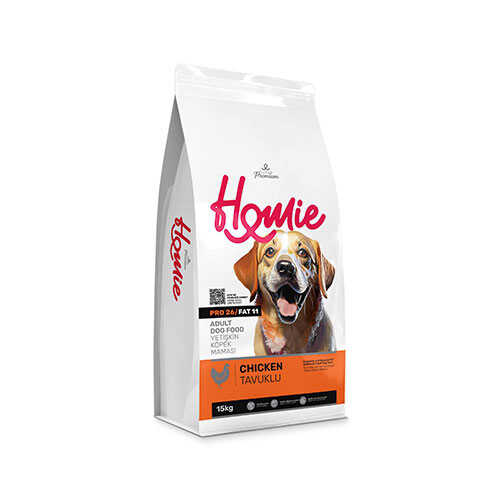 Homie Super Premium Tavuklu Az Tahıllı Yetişkin Köpek Maması