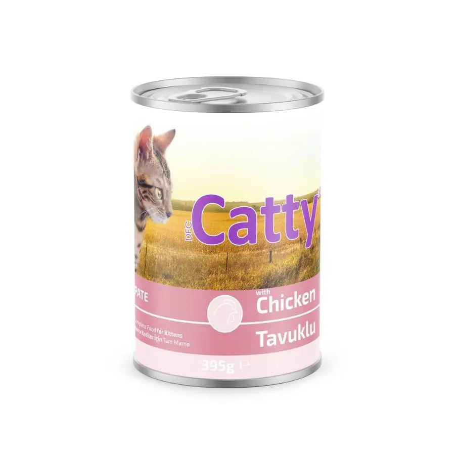 Catty Pate Tavuklu Yavru Kedi Konserve Mamasi, 395 g