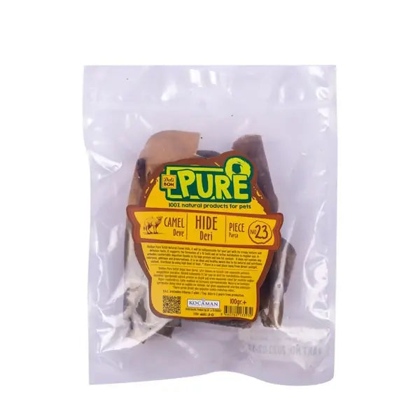 Delibon Pure Deve Derisi Kurutulmuş Köpek Ödülü, 100 g