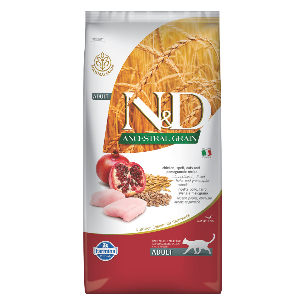 N&D Ancestral Grain Az Tahıllı Yetişkin Kedi Maması