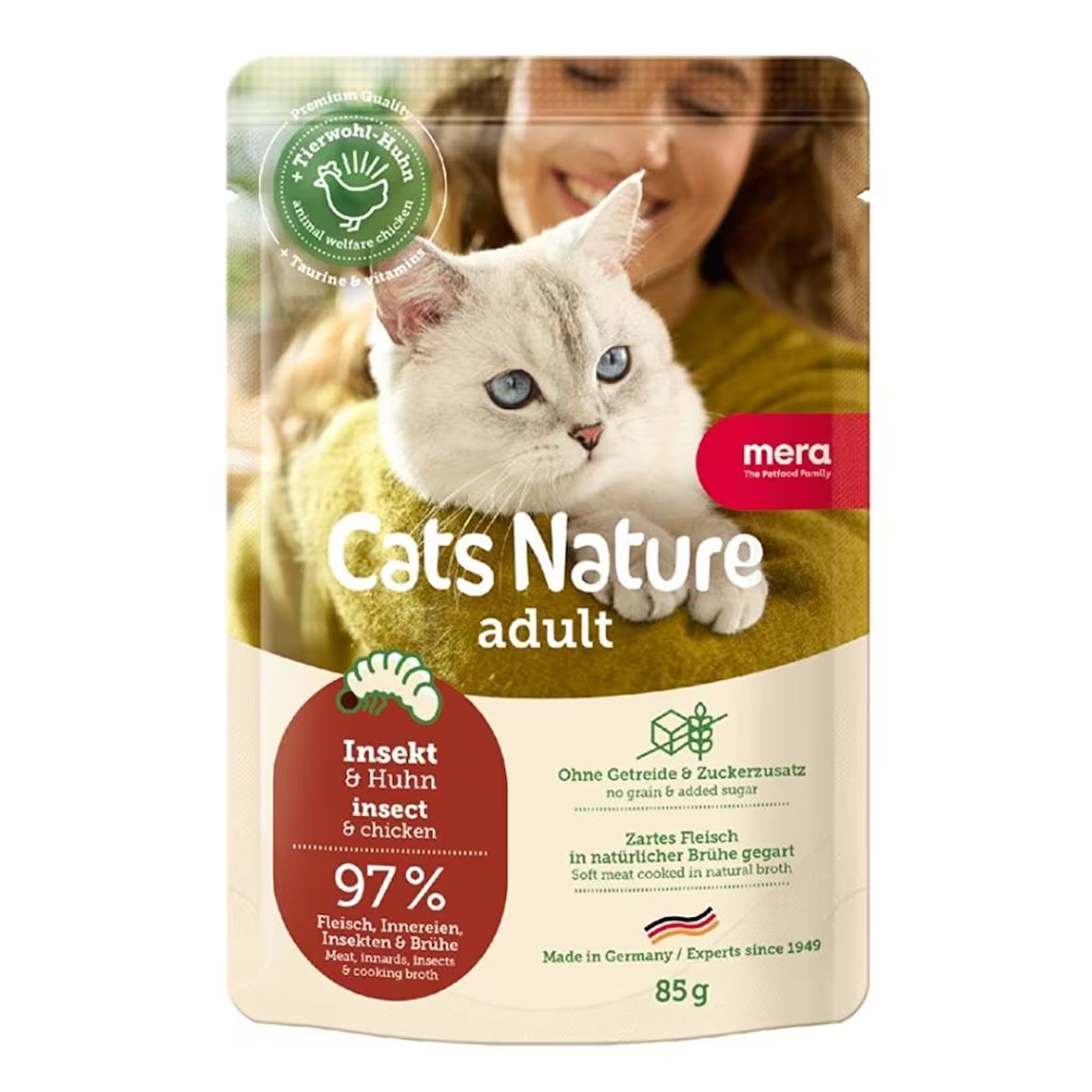 Mera Cats Nature Yetişkin Kedi Yaş Maması, 85g