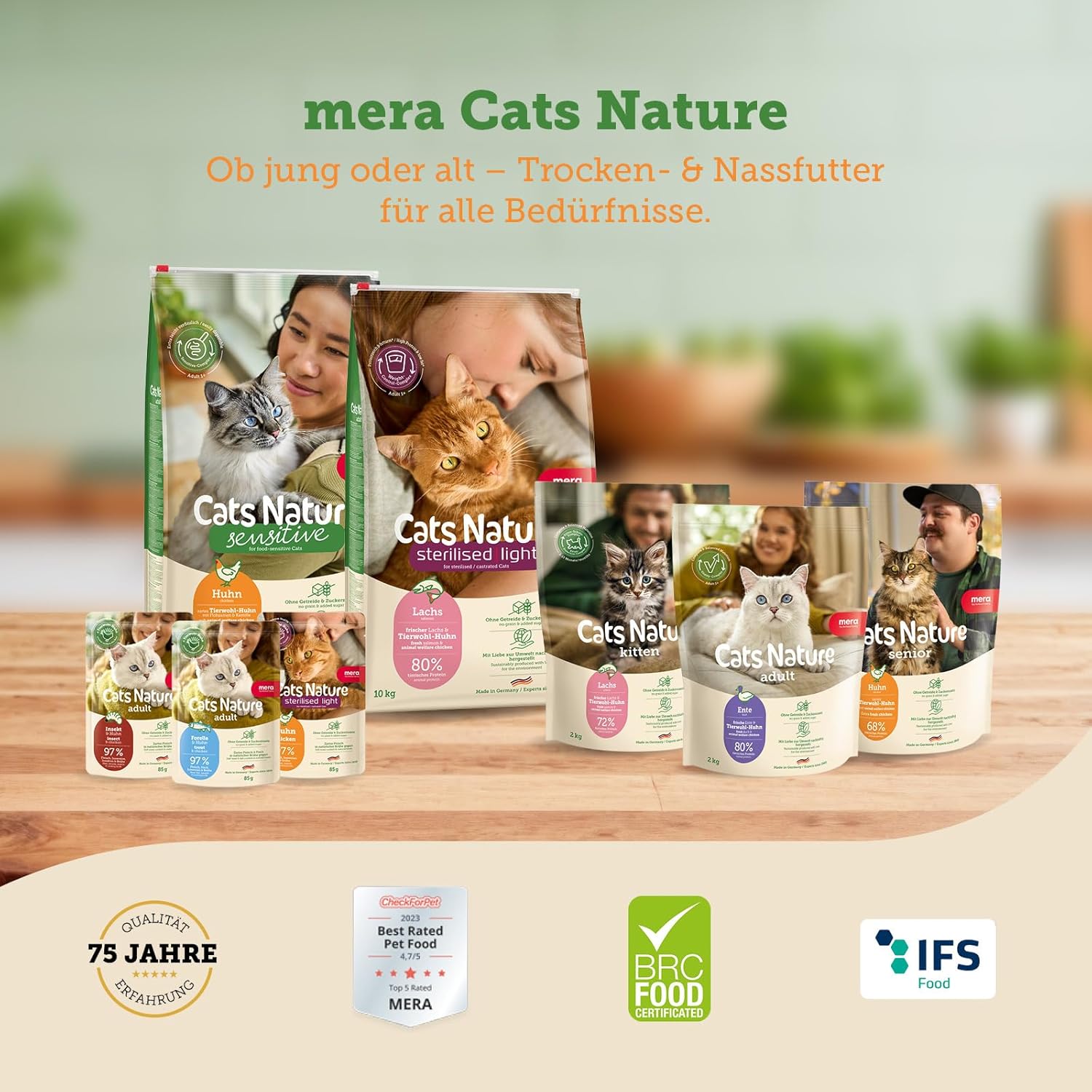 Mera Cats Nature Somonlu Yavru Kedi Maması, 2Kg