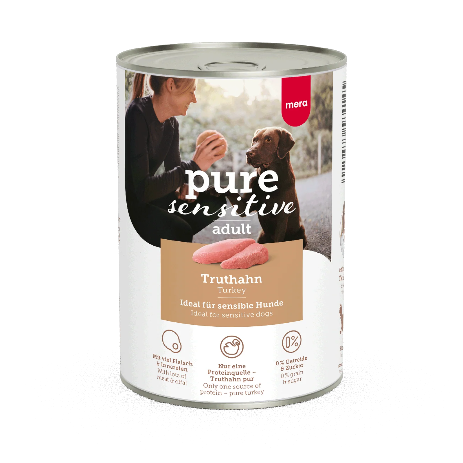 Mera Pure Sensitive Yetişkin Köpek Konserve Maması, 400g