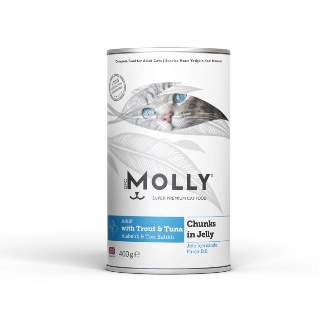 Molly Jöle İçinde Yetişkin Konserve Kedi Konserve Maması, 400 g