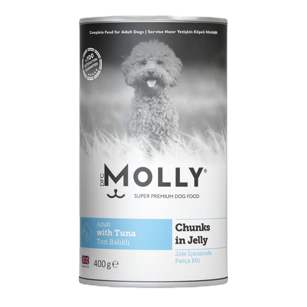 Molly Ton Balıklı Yetişkin Konserve Köpek Konserve Maması, 400 g