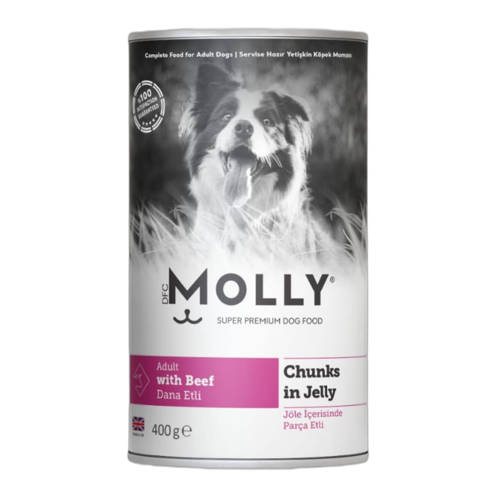 Molly Jöle İçinde Yetişkin Konserve Köpek Konserve Maması, 400 g