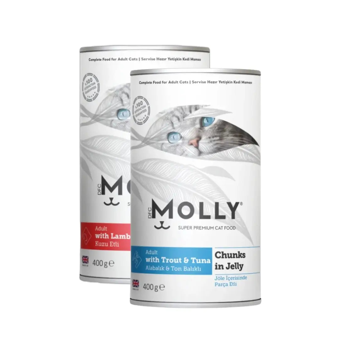 Molly Jöle İçinde Yetişkin Konserve Kedi Konserve Maması, 400 g