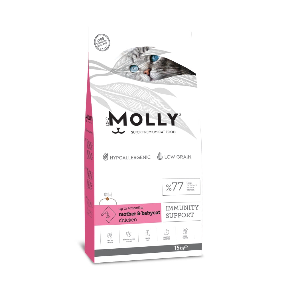 Molly Tavuklu Anne ve Yavru Kedi Maması